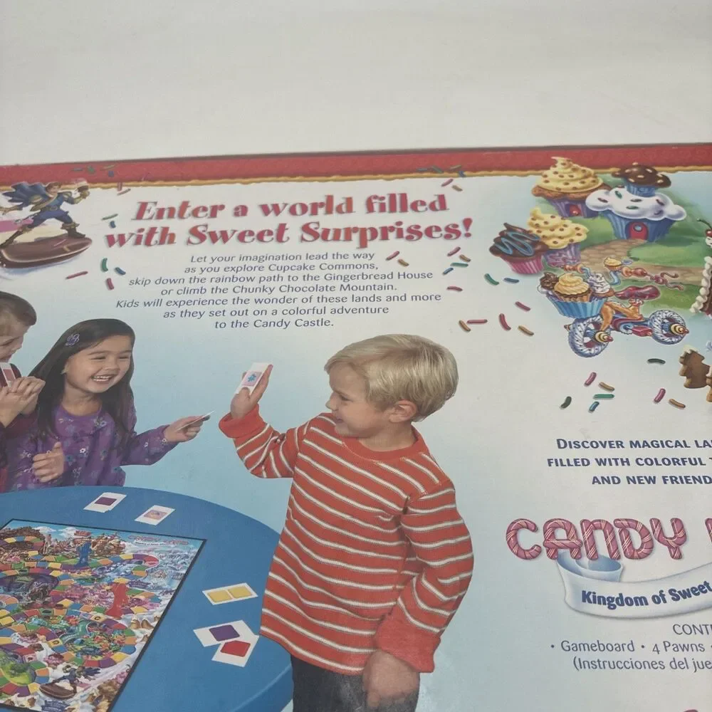 CANDY LAND Board Game 100% COMPLETE 2010 CANDYLAND
